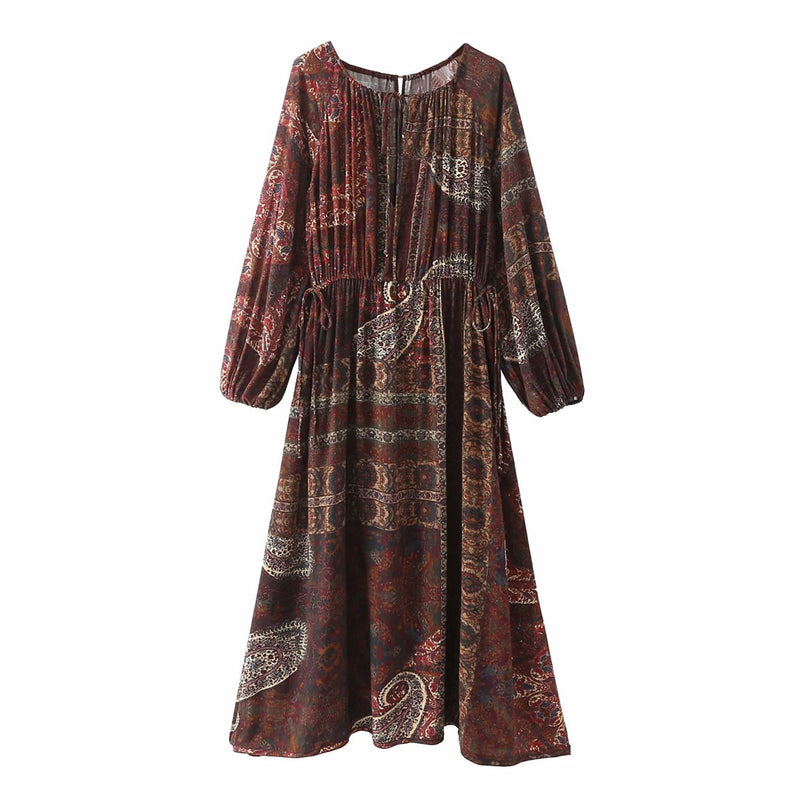 Women Dresses Temperament Elegant V-neck Dress