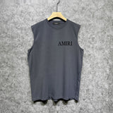 Amiri tank top angel sketch printing