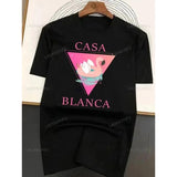 CASA BLANCA Print Pattern Street Shirt Fun Casual Trend