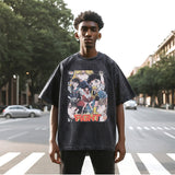 Mens Vintage T Shirt Cartoon Print Vintage