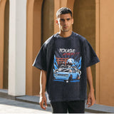 Mens Vintage T Shirt Short Sleeve T-Shirt Men's and Women's