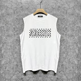 Amiri tank top cashew flower spider letterprinting