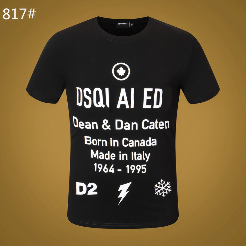 Dsq2 T Shirt Casual Sports Printed Short Sleeve Summer Men