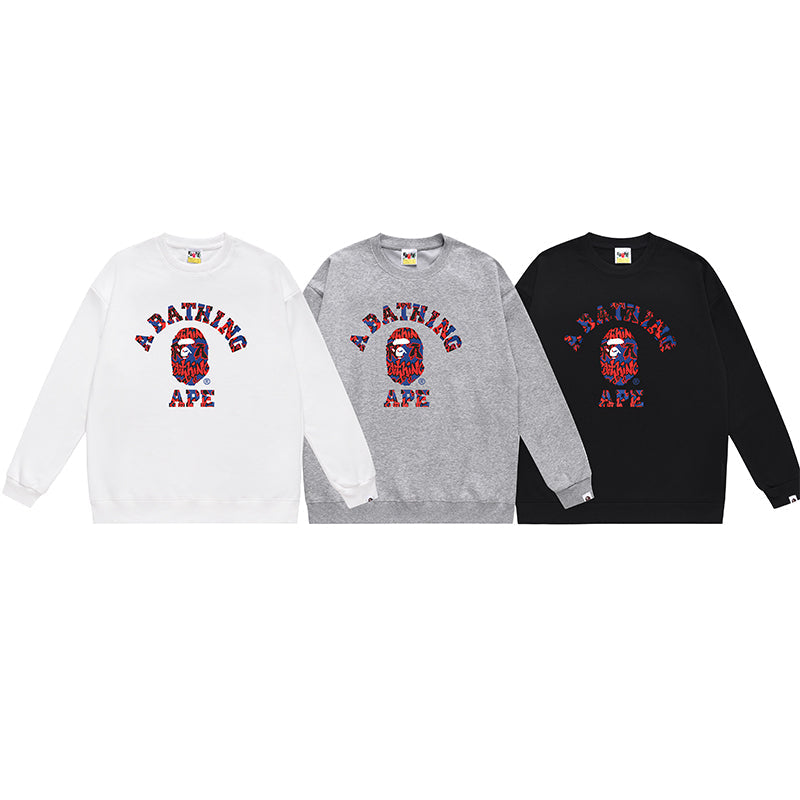 Bathing ape Crew neck sweatshirt