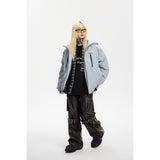 Unisex Coat Hooded Cotton-Padded Versatile Loose and Warm Couple