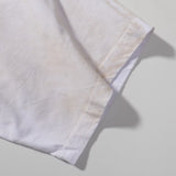MAJESTIK T Shirts Solar Garment Dyed Printing Crop Tee Hot Drill
