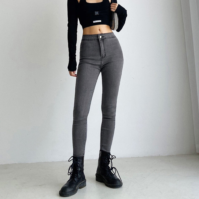 Women Jeans Elastic Skinny Slimming
