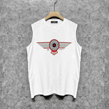 Amiri tank top flying eagle wings patch printing