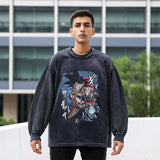 Mens Vintage Long Sleeve Shirt Long Sleeve T-Shirt Men's Street