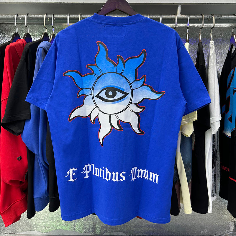 Godspeed T Shirts Supercar Beach Road Print Cotton Casual Short Sleeves Men and Women