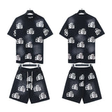 Hellstar T-Shirt And Shorts Two-Piece Set