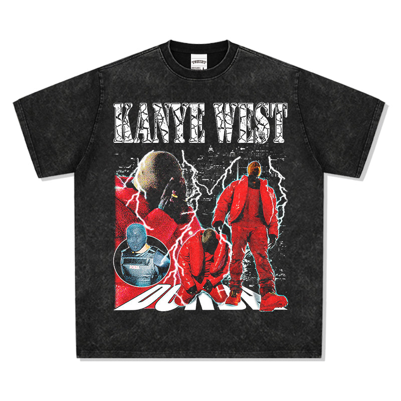 Kanye West red jacket T-shirt