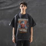 Mens Vintage T Shirt Short Sleeve T-Shirt Men's and Women's