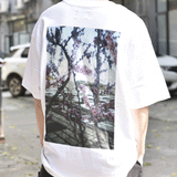 Fog Fear of God Essentials T Shirt Double Line Floral Short Sleeve Printed Couple T-shirt