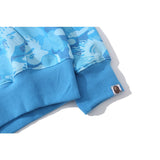 Bathing Ape Hoodie Flame Camouflage Shark Autumn