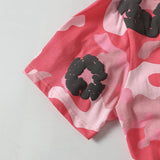 Denim Tears T shirt & Shorts 2 Piece Set Camouflage