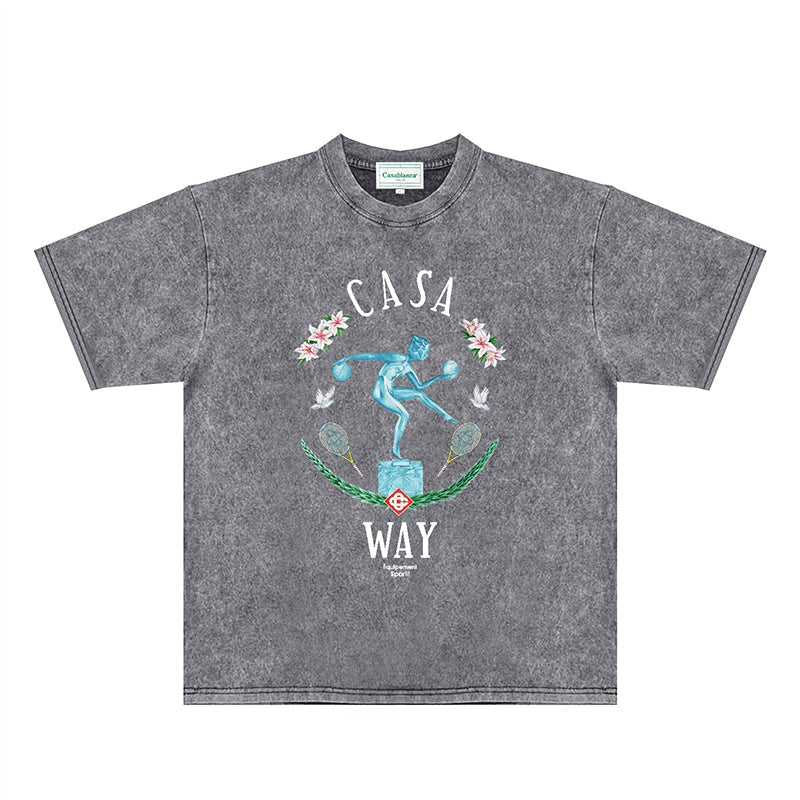 Casablanca Distressed T-Shirt