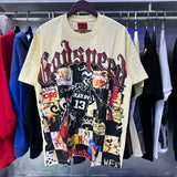 Godspeed T Shirts Basketball No. 13 Athlete Printed Cotton Crew Neck Short Sleeve Men and Women