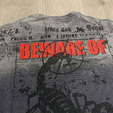 First Row T Shirts Breaking News Venom Kills Cropped Tee 2026SS Hot Diamond Wash Old Cotton