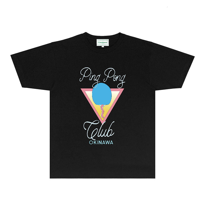 Casablanca T Shirts Fashion Print Street