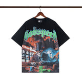 Godspeed T-Shirt Retro Fantasy Pattern