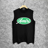 Amiri tank top oval letterprinting