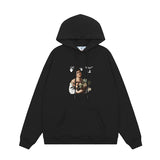 OFF WHITE Hoodie Trendy Street Style Personalized Cotton
