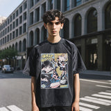 Mens Vintage T Shirt Old Short Sleeve T-Shirt Men