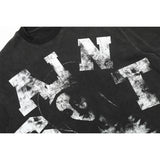 Unisex T-Shirts Wash Vintage Jesus Print Saint Michael Vintage Tee