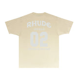 Rhude T Shirts Printed Trendy Pure Cotton