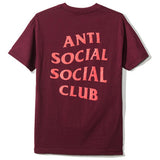 Anti Social Club T Shirt Male and Female Couple Short Sleeve T-shirt