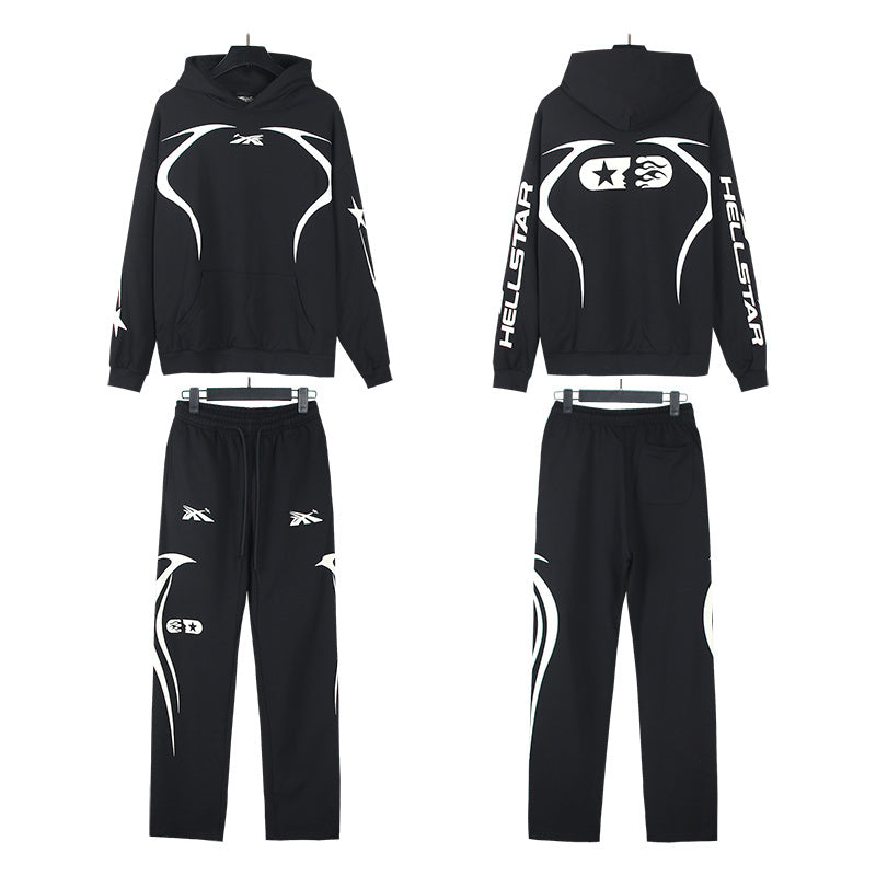 Hellstar Hoodie And Pants Two-Piece Set