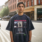 Men Vintage T Shirt Short Sleeve T-Shirt Men's and Women's