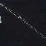 Lost intricacy Hoodie rhinestones