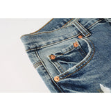 Purple Brand Jeans Pure Cotton High Street Trend #9077