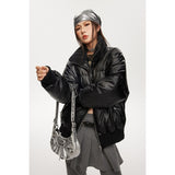 Unisex Coat Winter Cotton Dress Youth University Style Stand Collar