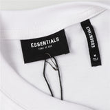 Fog Essentials T Shirts Spring/Summer FOG Reflective Letter Crew Neck Short Sleeves