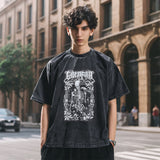 Mens Vintage T Shirt Short Sleeve T-Shirt Men's and Women's