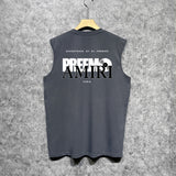Amiri tank top six-pointed star printing
