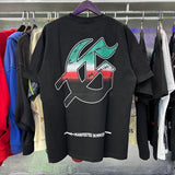 Godspeed T Shirts Helicopter Printing Cotton Casual Short Sleeves Men and Women