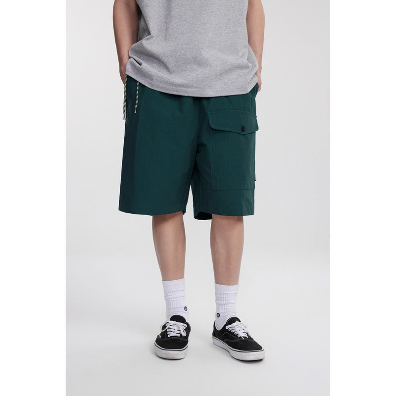 Unisex Shorts Vintage Loose Drawstring Cargo Shorts