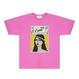 Casablanca T Shirts Fashion Print Street