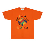 Casablanca T Shirts Fashion Print Street