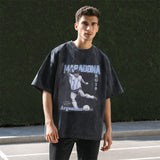 Mens Vintage T Shirt Old Short Sleeve T-Shirt Men