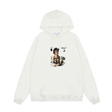 OFF WHITE Hoodie Trendy Street Style Personalized Cotton