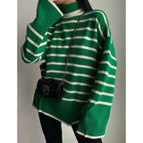 Women Work Business Casual Sweats Thickened Knitting Loose Casual Sweater