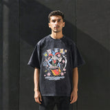 Mens Vintage T Shirt Vintage High Street Loose