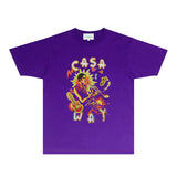 Casablanca T Shirts Fashion Print Street