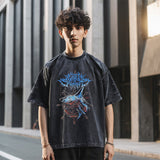 Mens Vintage T Shirt T Old Short Sleeve T-Shirt Men and Women