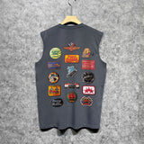 Amiri tank top multi-chapter printing